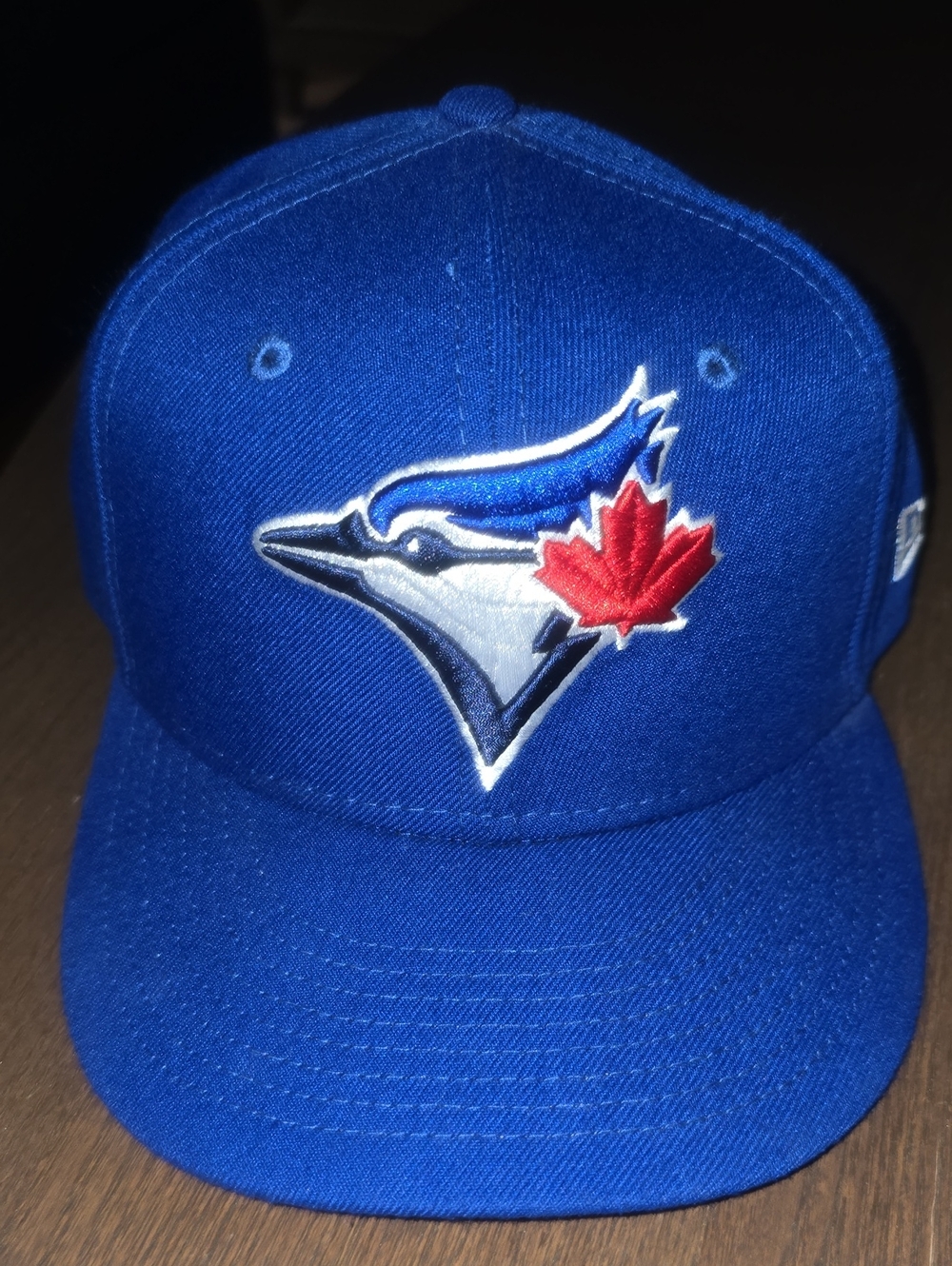 New Era Royal Blue Toronto Blue Jay Logo Cap with Red Maple Accent